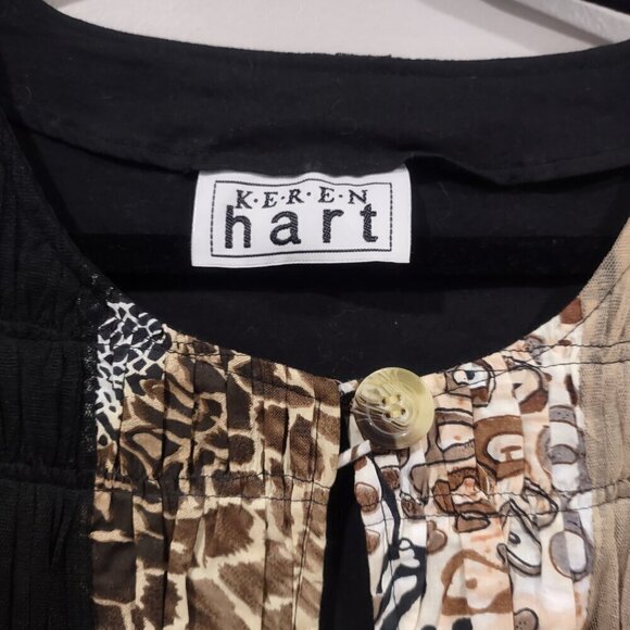 Vintage Keren Hart Patchwork Animal Print Jacket - Picture 3 of 6